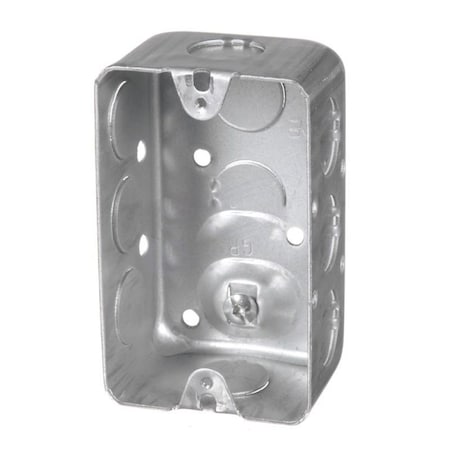 American Imaginations Electrical Box, Rectangular Box Type, Galvanized Steel, Rectangular Shape AI-37132
